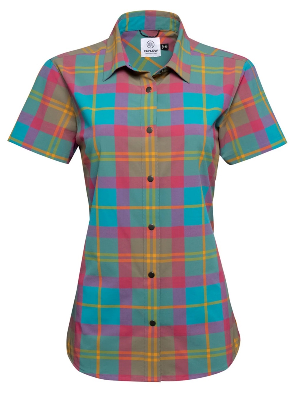 Women's Flylow Anderson button up SS shirt size large